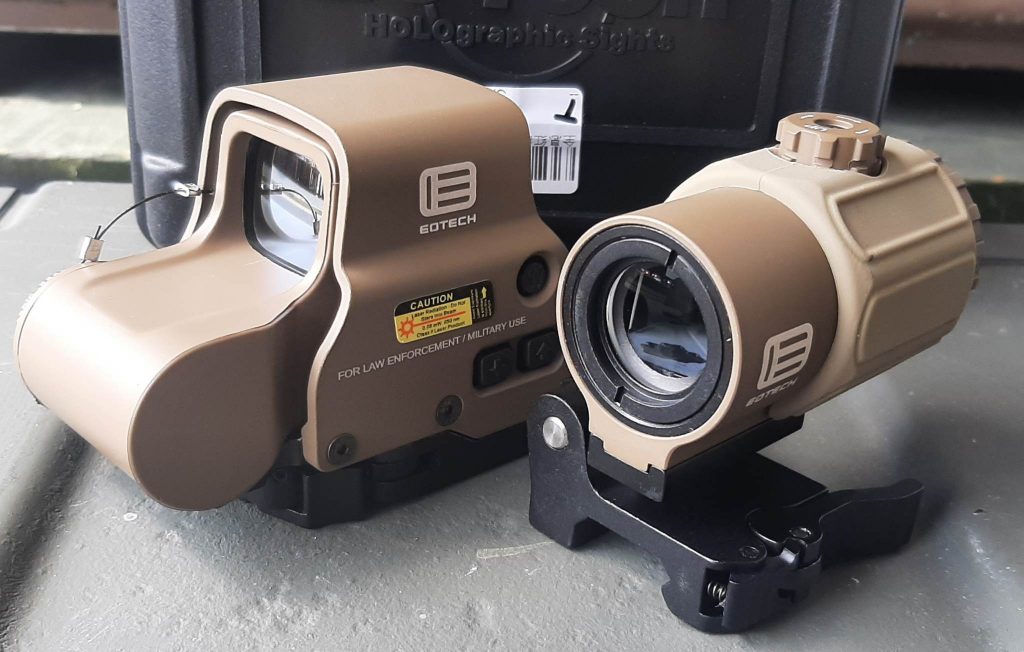 Tech Repro EO-Tech Repro Airsoft EXP-S3 558 w/ G43 3x Magnifier FTS - TAN ...