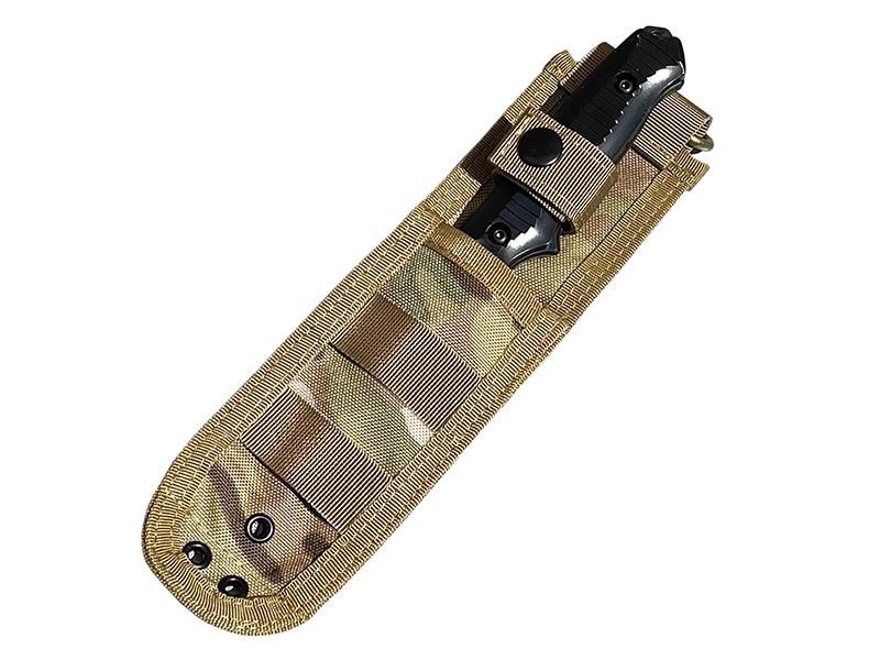 CCCP Rubber Training Knife Black With Fabric Sheath Airsoft