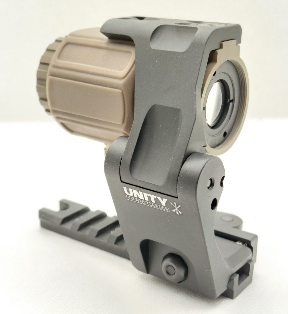 Holy Warrior PTS Unity Fast F2S OMN Mount Black w/ G43 3x Magnifier Tan ...