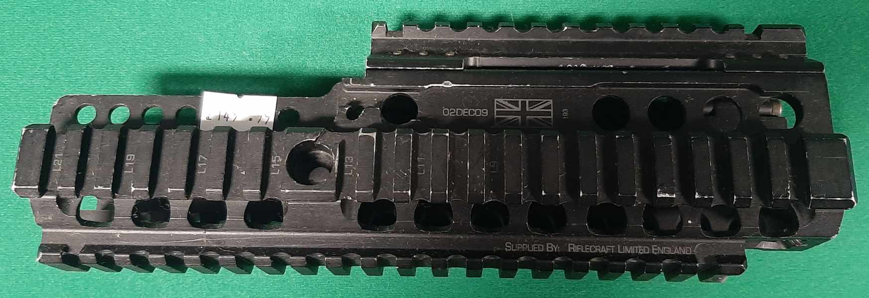 British Army L85A2 RIS Rail Handguard Black - Ex Forces | Staffordshire ...