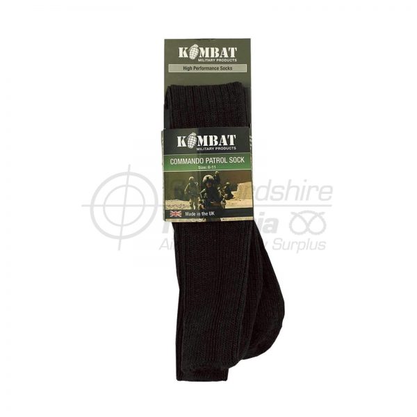 KOMBAT-UK-Commando-Partol-Socks—Black