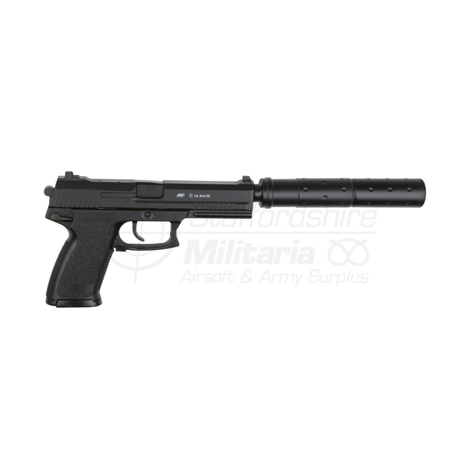 ASG MK23 NBB Airsoft Pistol with Silencer Staffordshire Militaria