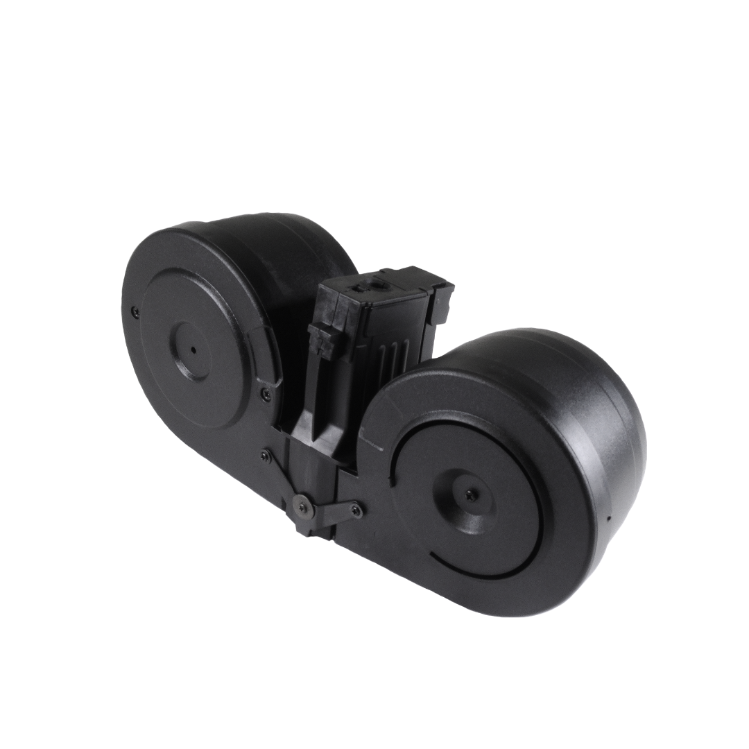 Nuprol AK DBL Electric Drum Mag 2500R Black Airsot Staffordshire